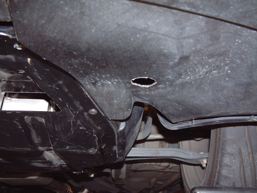 Has anyone taken off the OEM skid plate for oil changes. VW Vortex